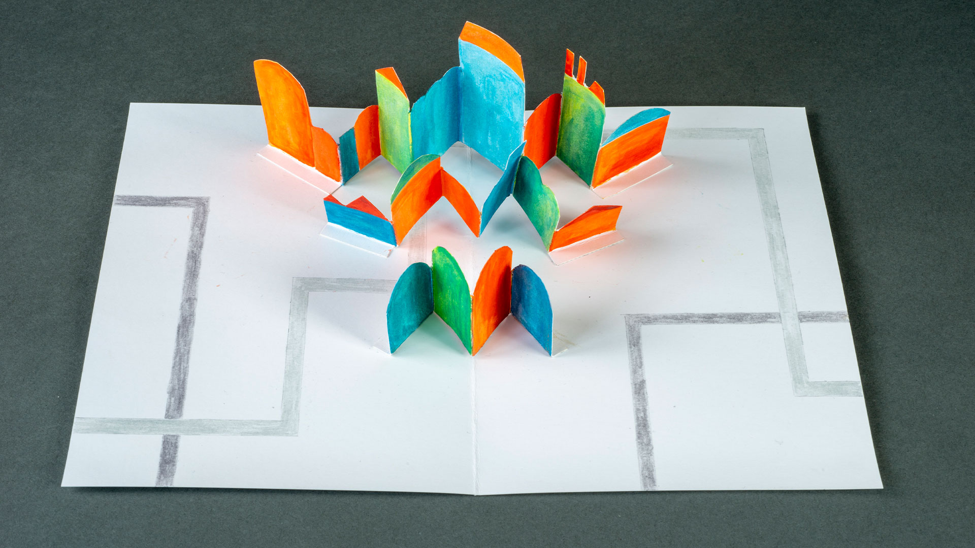 Kağıttan Pop-up Kent Tasarımı görsel 1