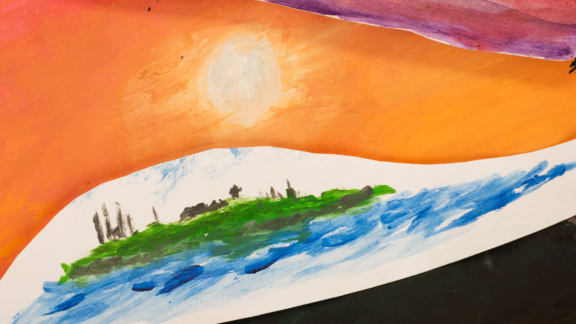 Akrilik Boya ile Manzara görsel 1