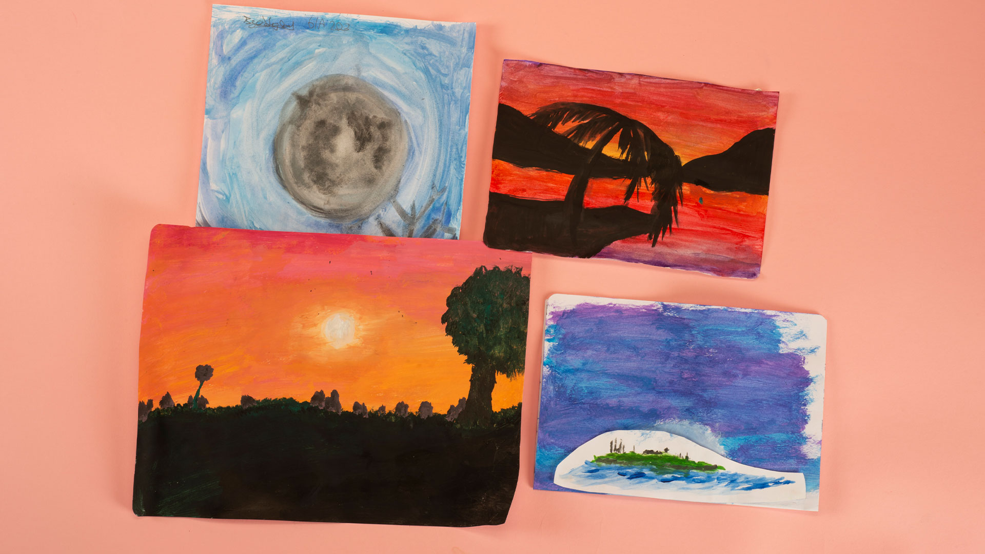 Akrilik Boya ile Manzara görsel 2