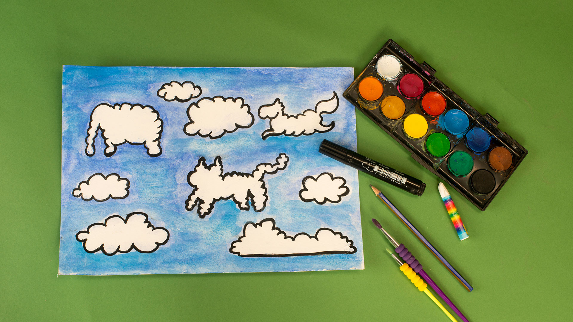 Bembeyaz Bulutlar  görsel 1