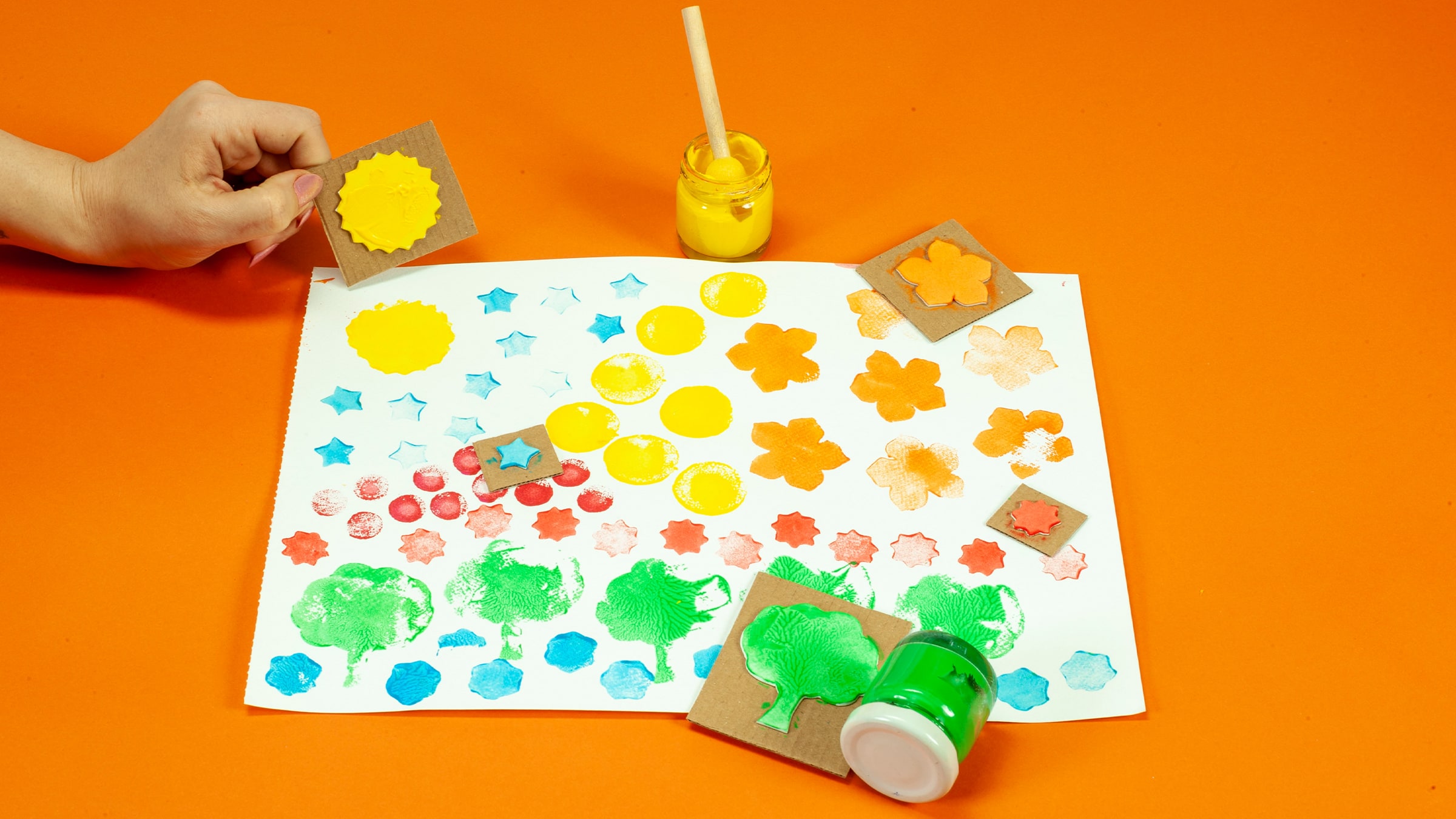 Desen Desen Baskı Atölyesi <br> Videoyla Evde Atölye görsel 1