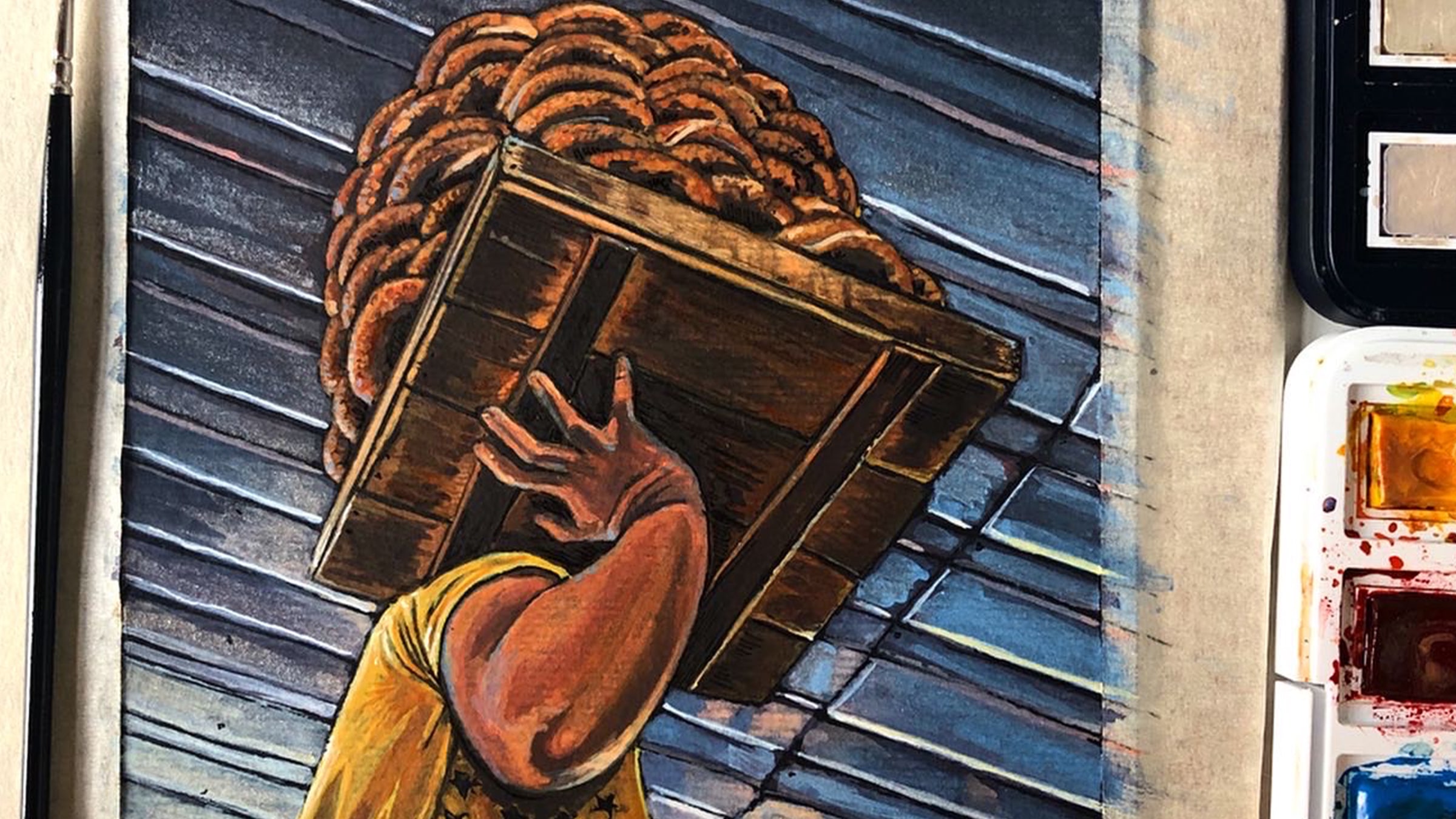 Sulu Boya ile Minyatür Çizimler <br> Sanatçı Atölyesi: Gabrielle Reeves görsel 4