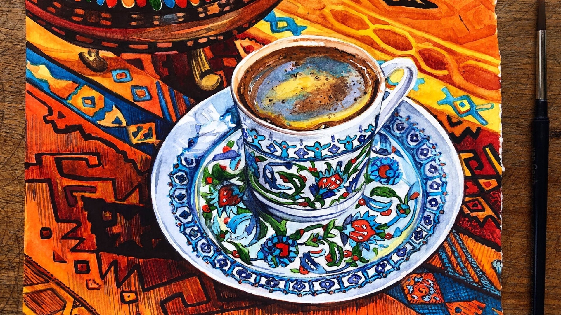 Sulu Boya ile Minyatür Çizimler <br> Sanatçı Atölyesi: Gabrielle Reeves görsel 0