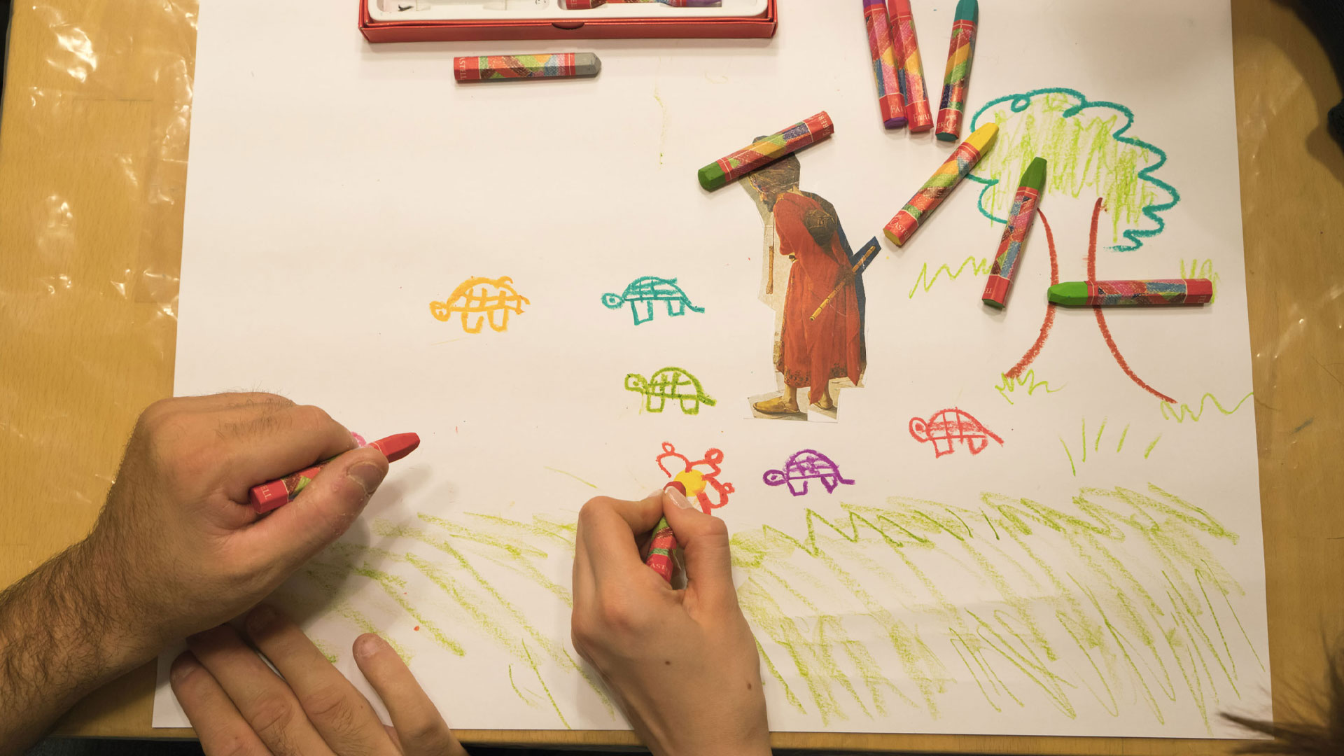 Figürlerle Kolaj görsel 1