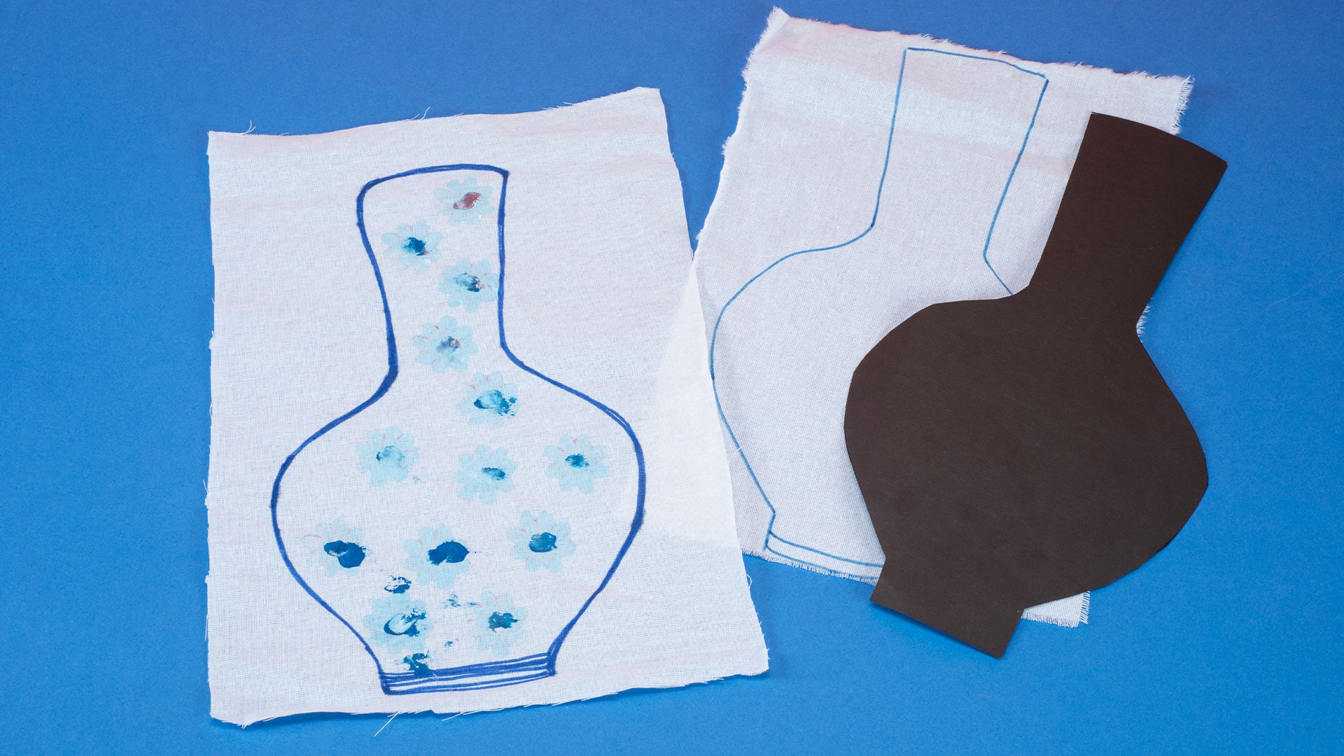 Kumaş Üzerine Ahşap Baskı görsel 0