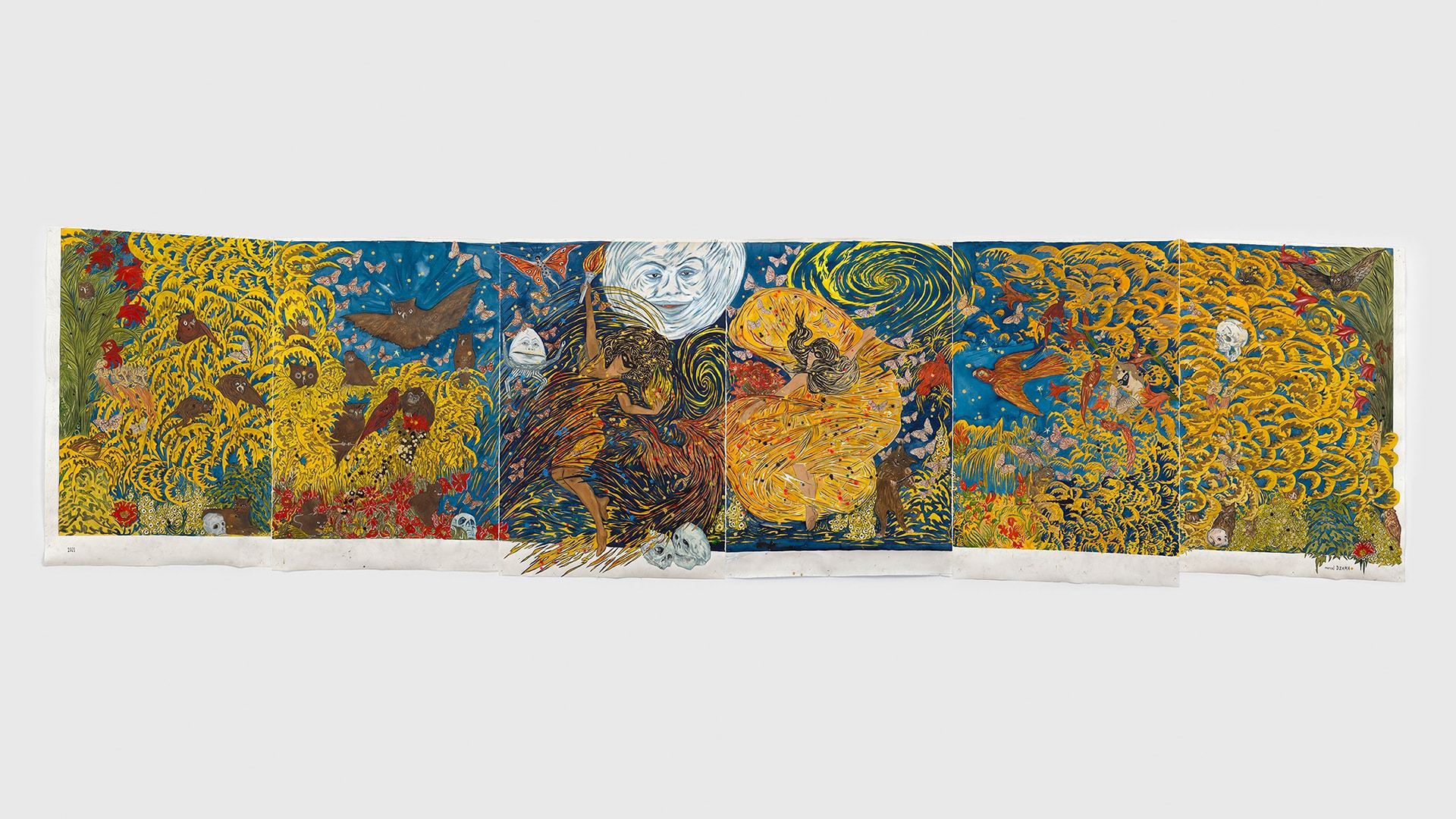 Marcel Dzama: Ay Işığıyla Dans Sergi Turu görsel 0