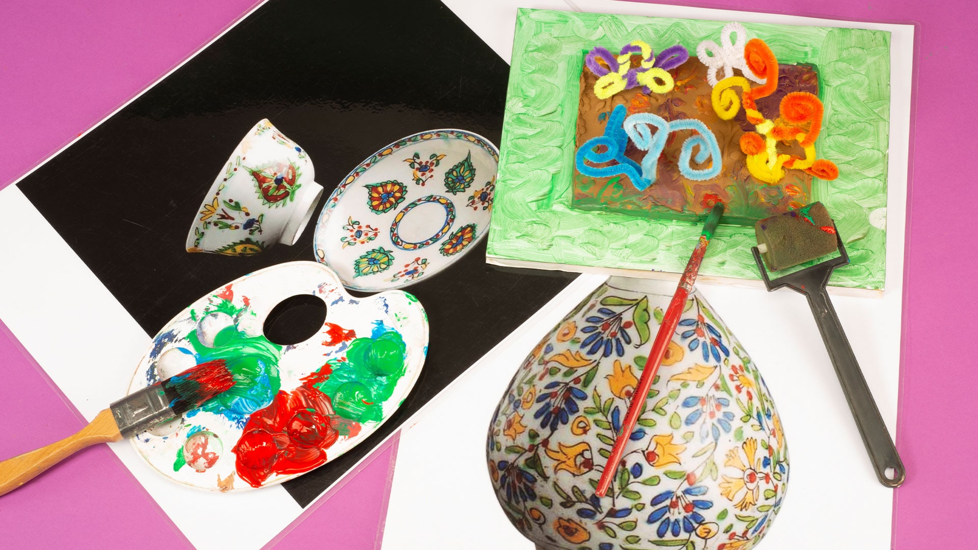 Üç Boyutlu Çini Motifleri görsel 1