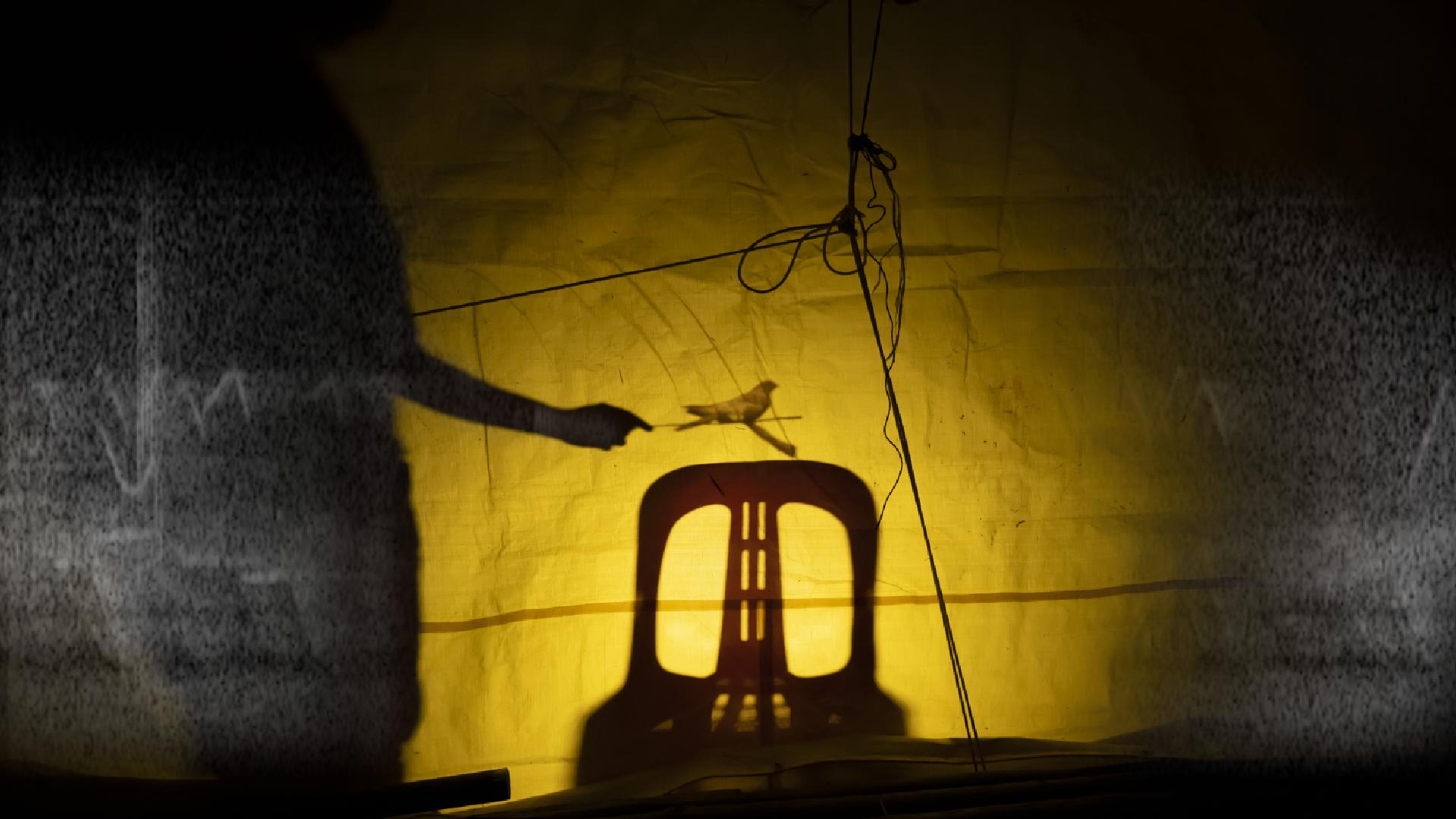 {senin yemin şarkı söyleyebiliyorsa, avcı elbet gelecektir} Yaprakların Arasındaki Gölgeler Gibi