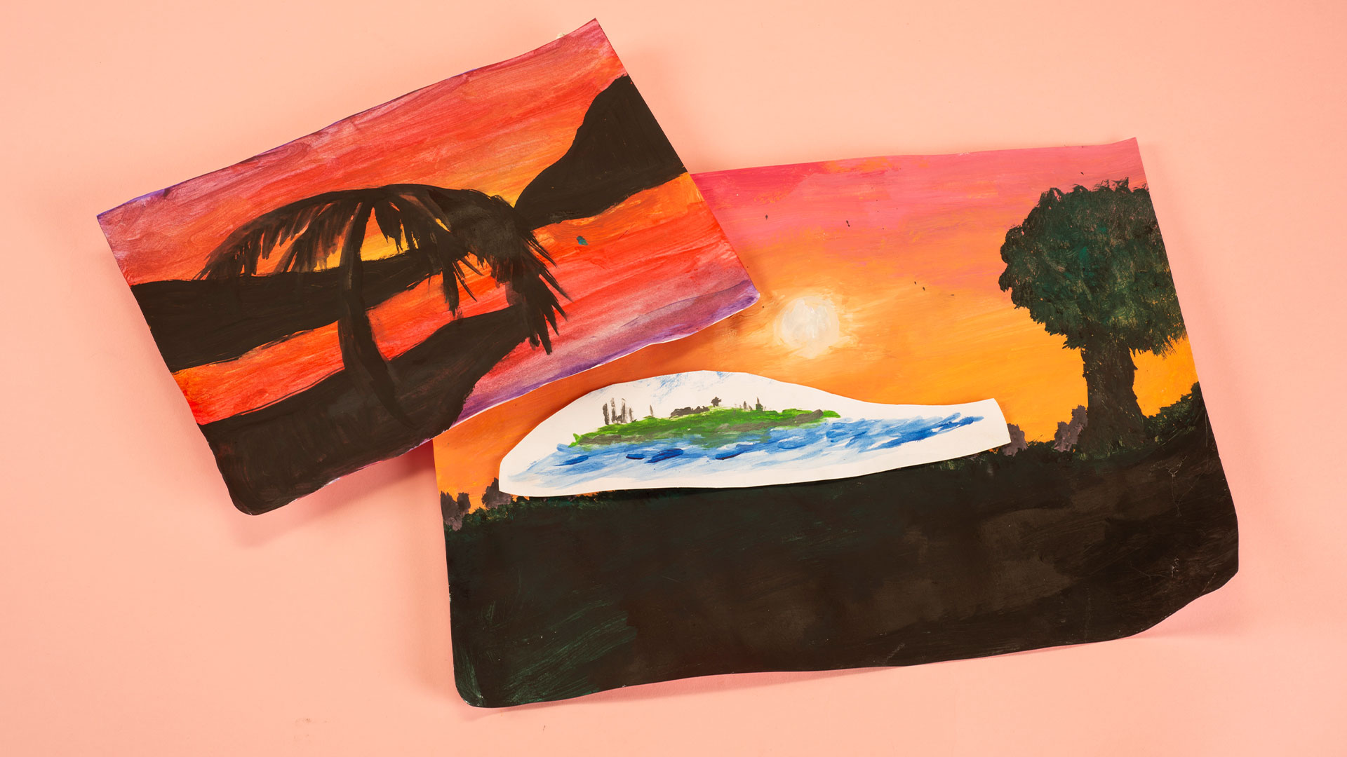 Akrilik Boya ile Manzara