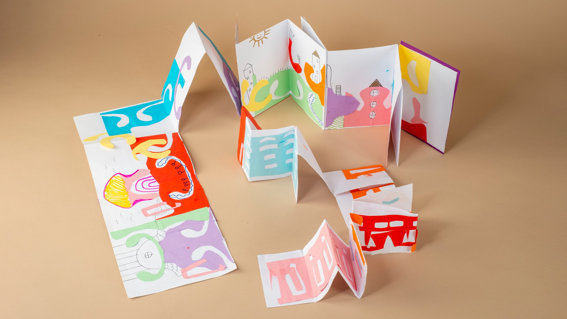 Kirigami ile Soyut Şehirler