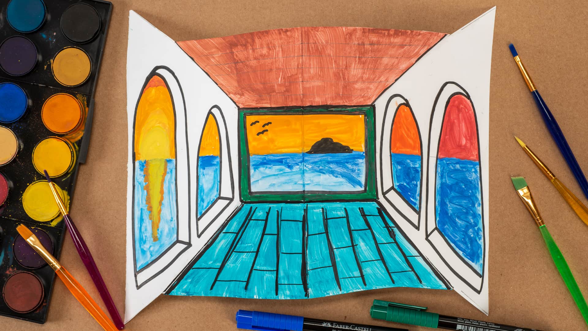 Optik İllüzyonlu Manzaram