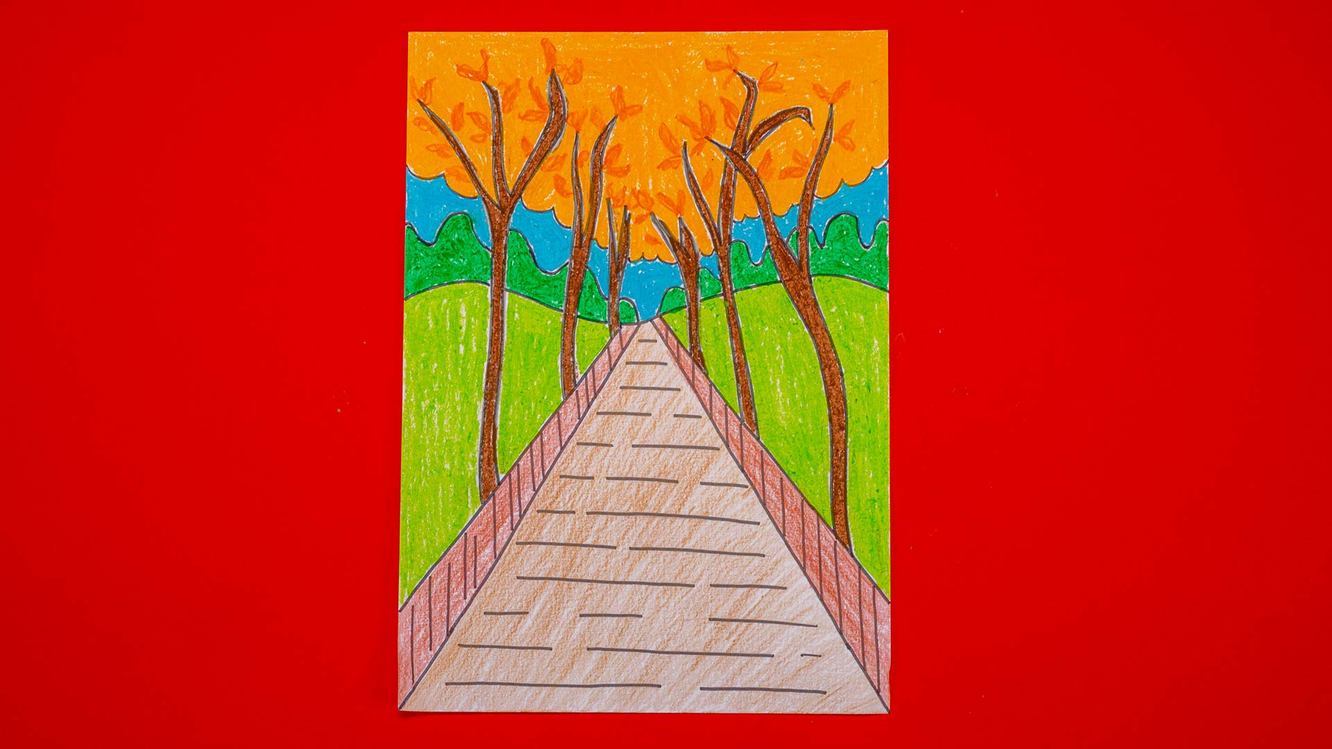 Perspektif Çizimi ile Manzara Resmi