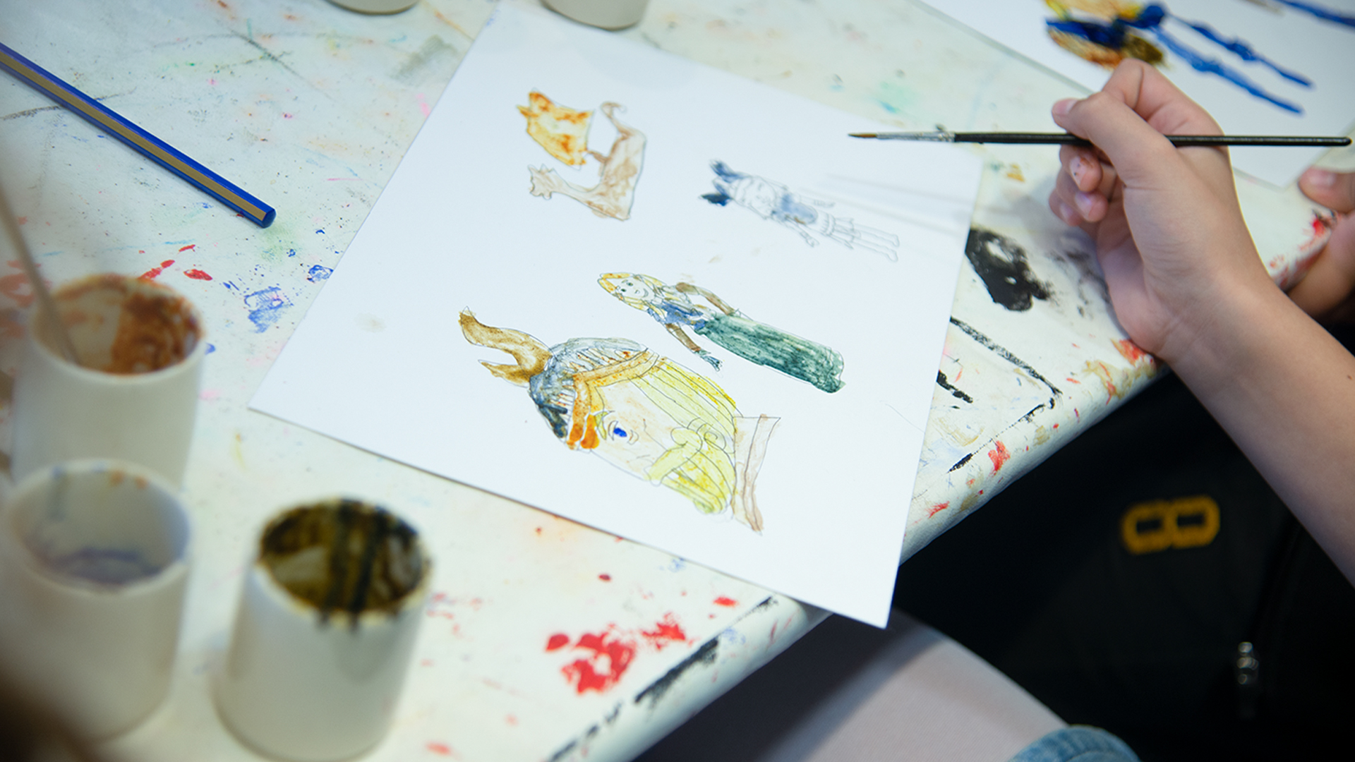 Toprak Anadan Palete: Tempera Boya